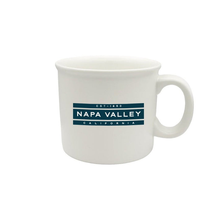 13 Oz. Ceramic Chunky Mug Printed with a Customizable STRIPE COLLECTION Design