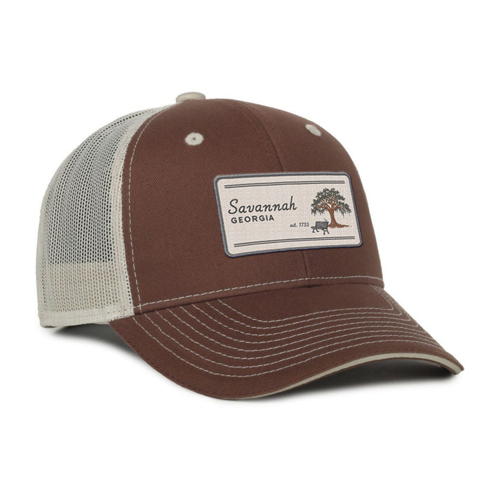 Custom SUNDAY Outdoor Cap Garment Washed Trucker Cap