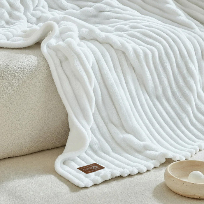 Custom BRAND / LOGO 50”x60” Polyester Corduroy Luxe Blanket