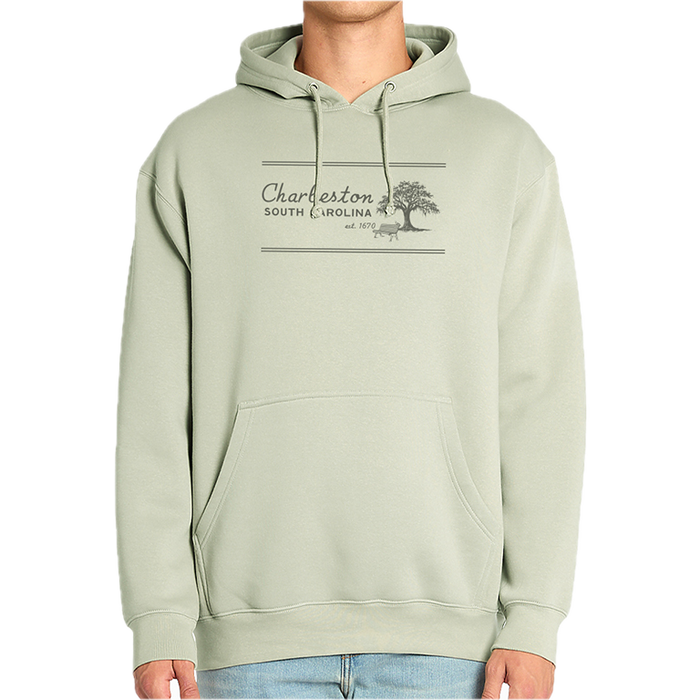 Custom SUNDAY Lane Seven Unisex 10 Oz. Heavyweight Pullover Poly Cotton Hoodie