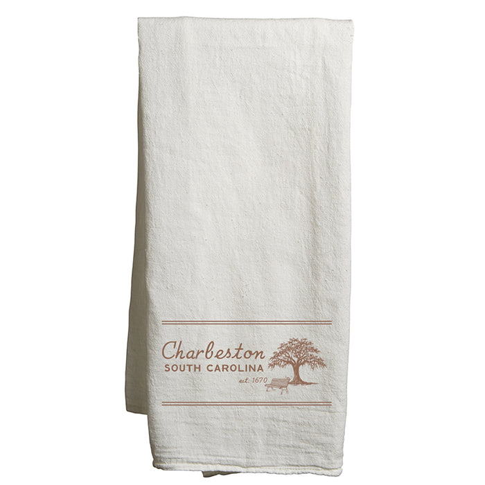 Custom SUNDAY Flour Sack Tea Towels - White