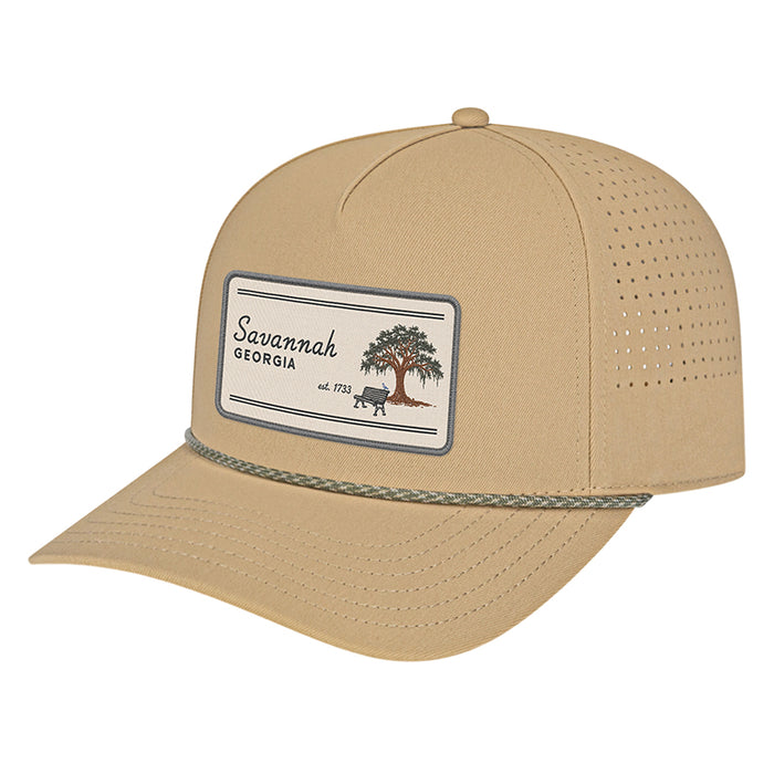 Custom SUNDAY Cap America Polyester Summit Perforated Cap
