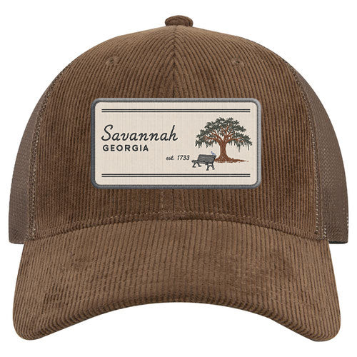 Custom SUNDAY COLLECTION Corduroy Low Profile Trucker Cap