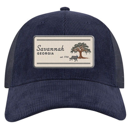 Custom SUNDAY COLLECTION Corduroy Low Profile Trucker Cap