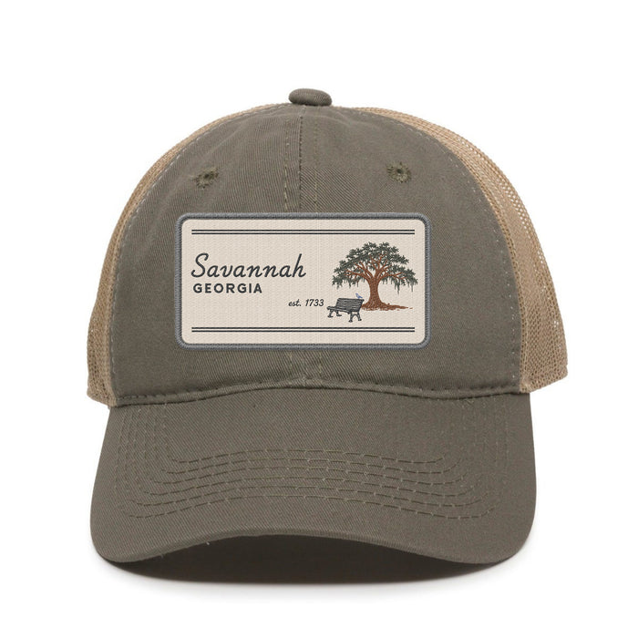 Custom SUNDAY Garment Washed Cotton Twill Trucker Cap