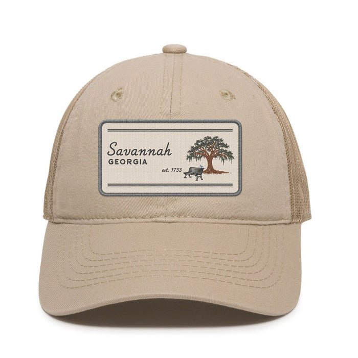 Custom SUNDAY Garment Washed Cotton Twill Trucker Cap