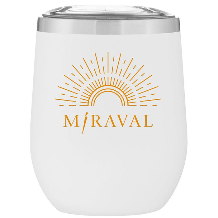 Custom Wholesale 12 Oz. Stainless Insulated Stemless Wine Cup