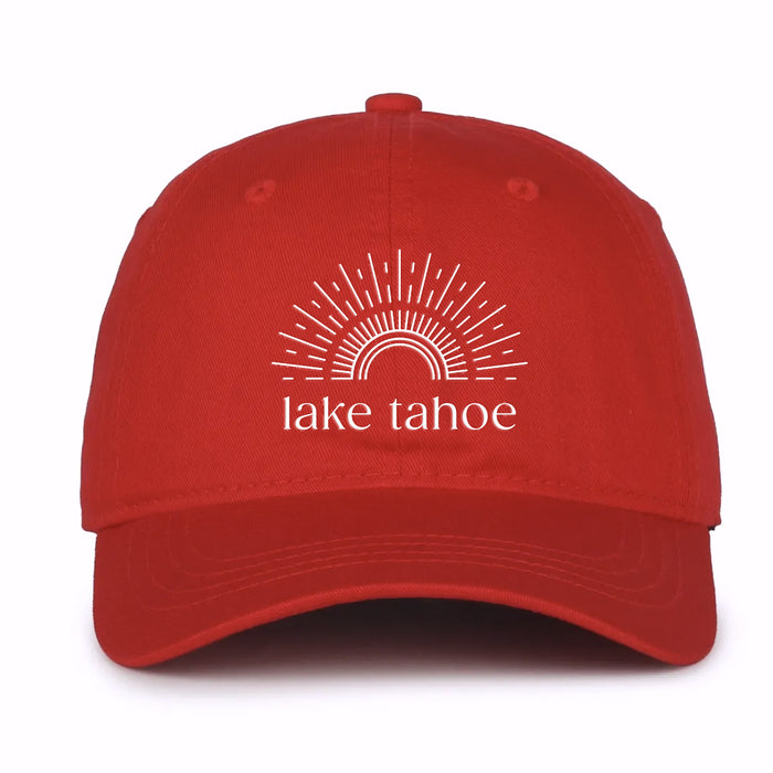 Custom SUNSHINE Fiber Outdoor Cap's Garment Washed Dad Cap