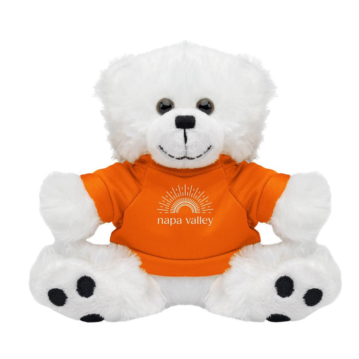 Custom Wholesale 8" Charlie Teddy Bear in Custom Tee
