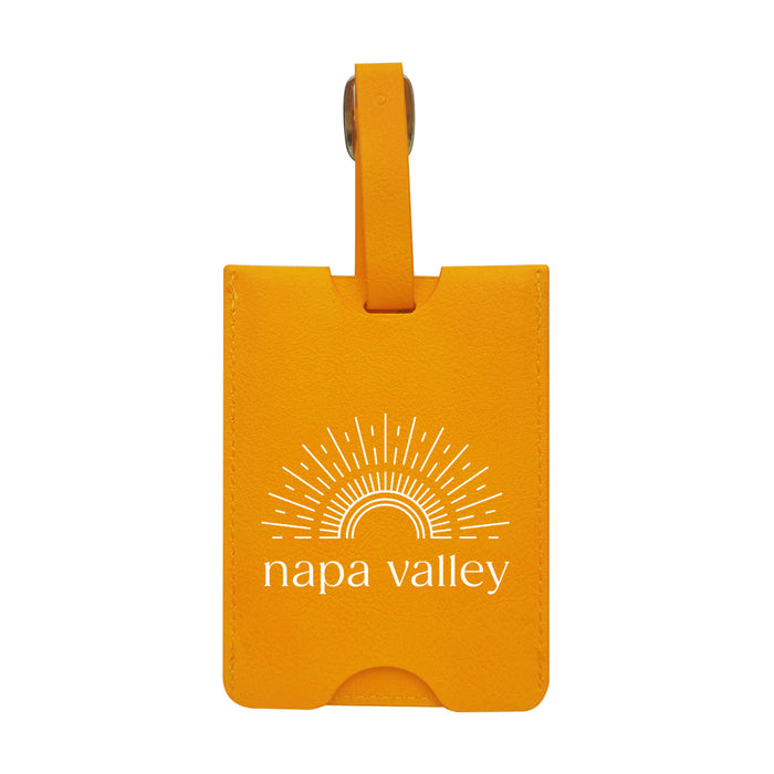 Custom Wholesale Tulip Luggage Tag Printed in  SUNSHINE COLLECTION  design