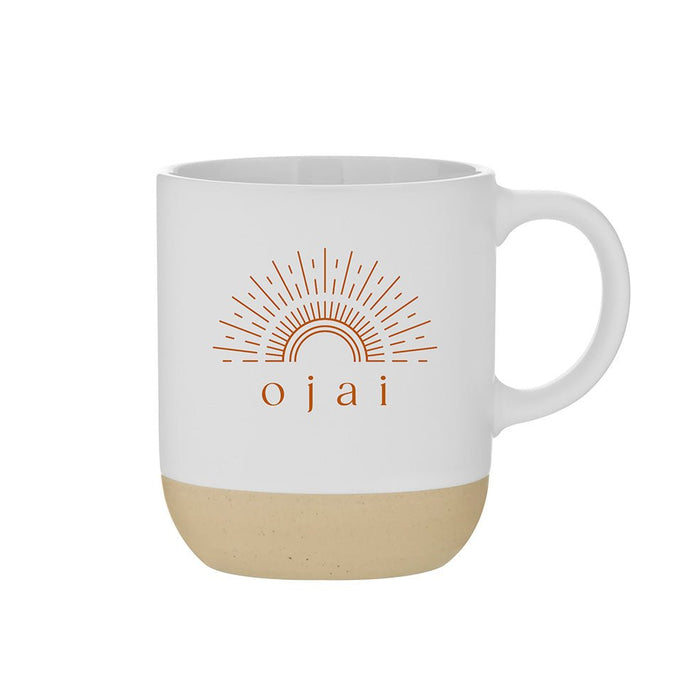 17 Oz. Ceramic Matte Terra Mug Printed with a Customizable SUNSHINE COLLECTION Design