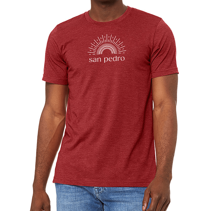 Bella + Canvas Unisex 4.2 Oz. CVC Jersey Tee Printed with a Customizable SUNSHINE COLLECTION Design