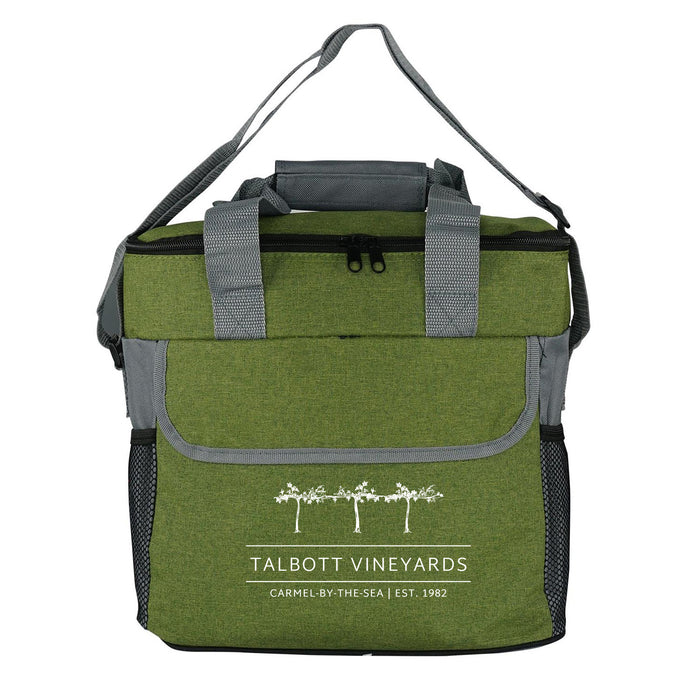 Heathered Insulated Picnic Pocket Cooler(Full Color) with a Customizable VISTA COLLECTION Design