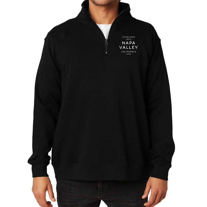 Cotton Heritage Unisex 7 Oz. Quarter Zip Poly Cotton Fleece