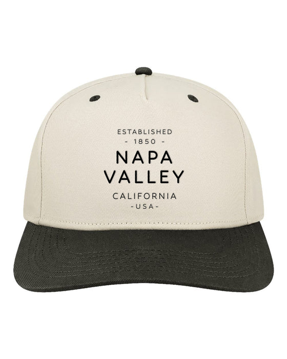 Custom TEXT LEGACY Cotton Twill 5 Panel Mid Profile Two-tone Cap