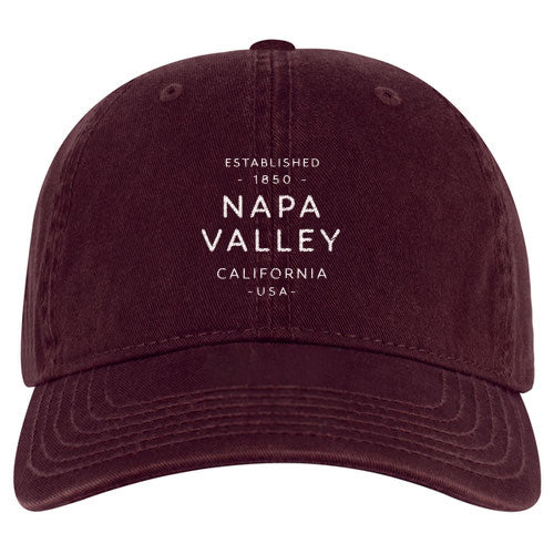Custom TEXT Otto Cap Garment Washed Cotton Dad Cap