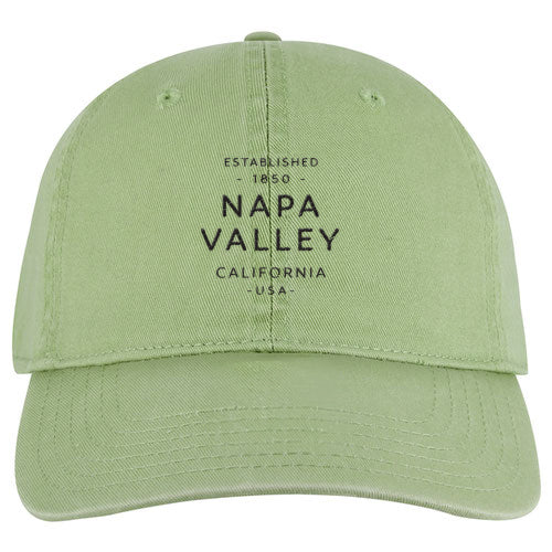 Custom TEXT Otto Cap Garment Washed Cotton Dad Cap