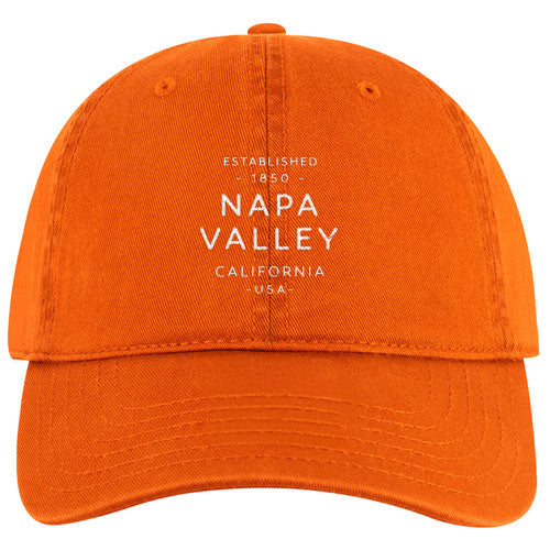 Custom TEXT Otto Cap Garment Washed Cotton Dad Cap