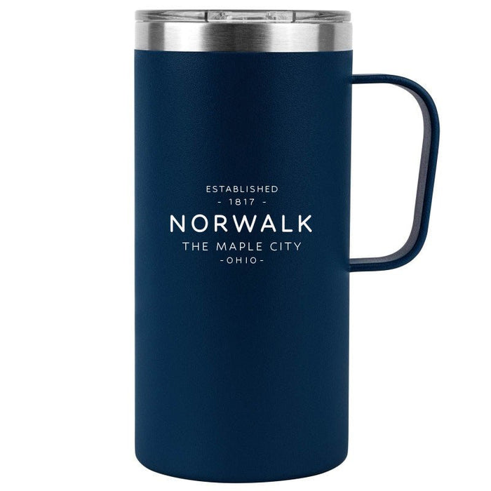 20 Oz. Tall Stainless Insulated Mug Printed with a Customizable TEXT COLLECTION Design