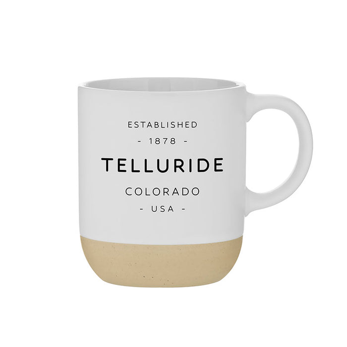 Custom TEXT 17 Oz. Ceramic Matte Terra Mug
