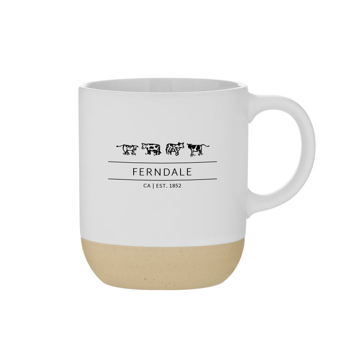 17 Oz. Ceramic Matte Terra Mug Printed with a Customizable VISTA COLLECTION design