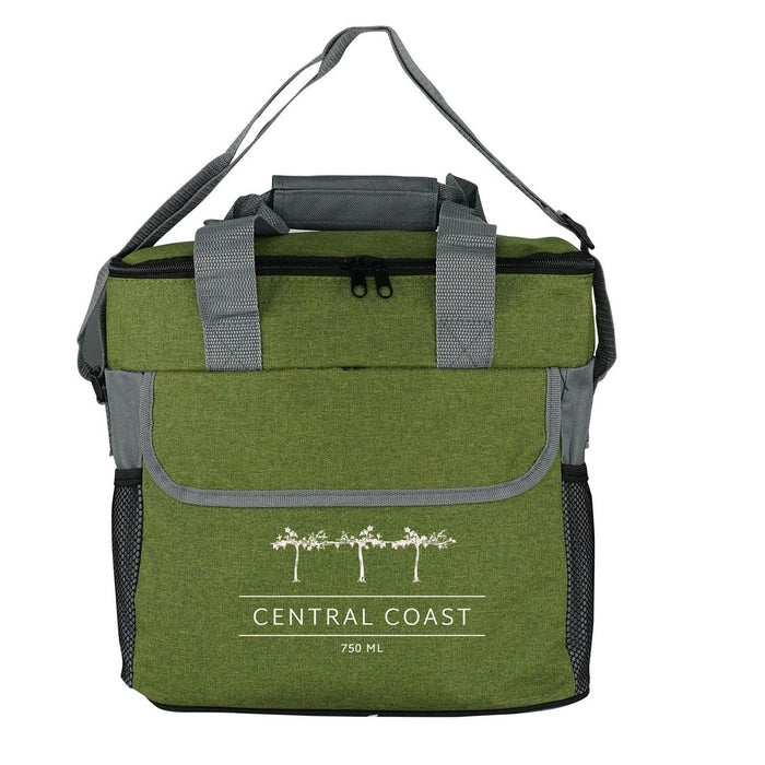 Heathered Insulated Picnic Pocket Cooler(Full Color) with a Customizable VISTA COLLECTION Design
