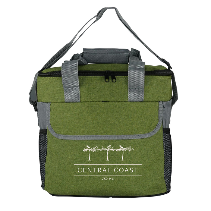 Heathered Insulated Picnic Pocket Cooler(Full Color) with a Customizable VISTA COLLECTION Design