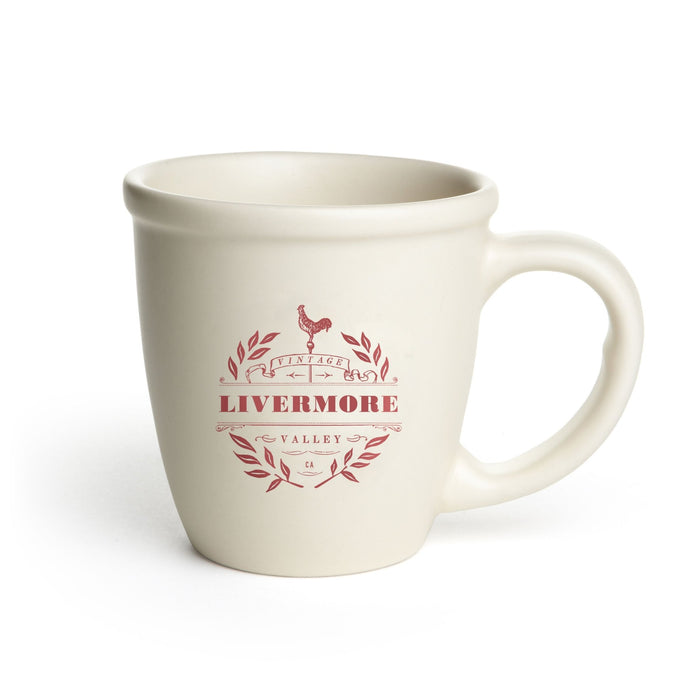 14 Oz. Morning White Ceramic Mug Printed with a Customizable VINTAGE COLLECTION Design