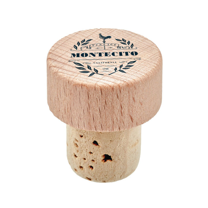 Custom Wholesale Natural Beechwood Wine Stopper Cork