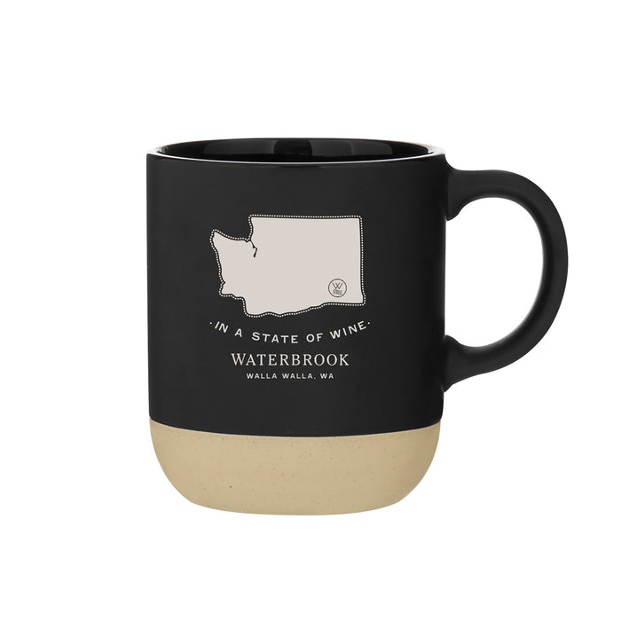 17 Oz. Ceramic Matte Terra Mug Printed with a Customizable STATE COLLECTION Design