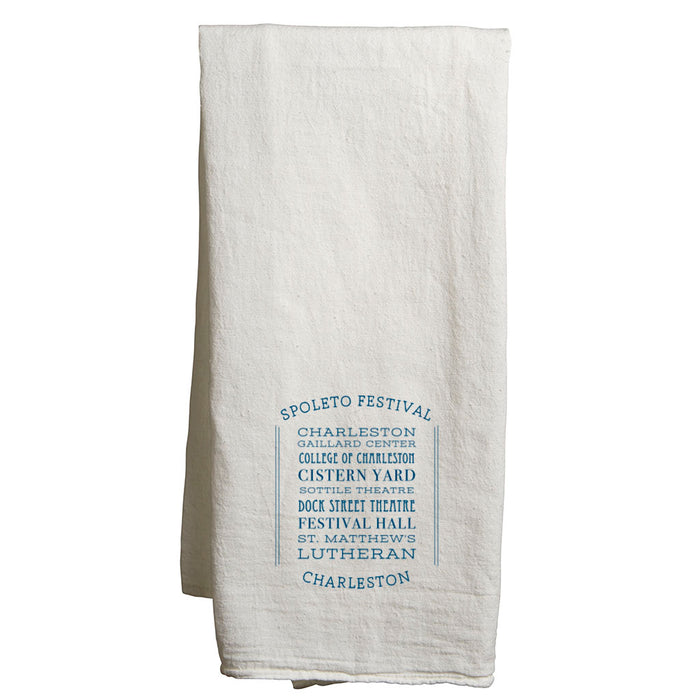 Custom APPELLATIONS  Flour Sack Tea Towel - White