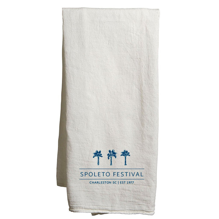 22" x 38" Flour Sack Tea Towel Printed with a Customizable VISTA COLLECTION Design