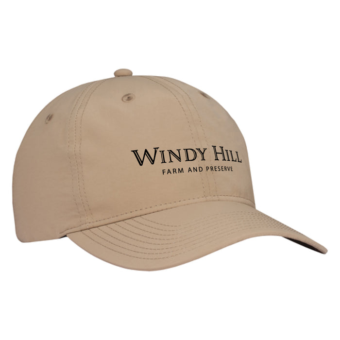 Custom BRAND / LOGO Wholesale Quake City Deluxe Taslon 6 Panel Cap with Elastic Hook & Loop