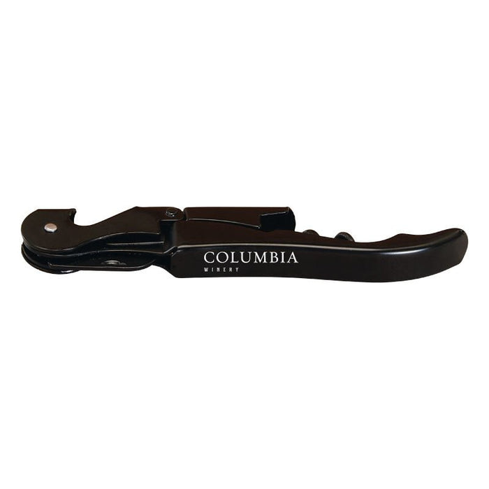 Deluxe Double Hinged Stainless Steel Corkscrew Printed with a Customizable BRAND OR LOGO Design