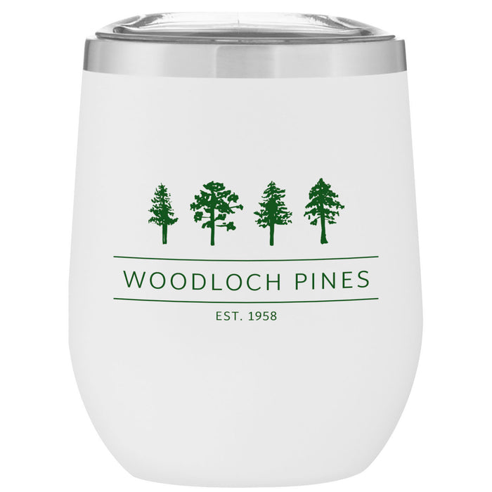 Custom Wholesale 12 Oz. Stainless Insulated Stemless Wine Cup