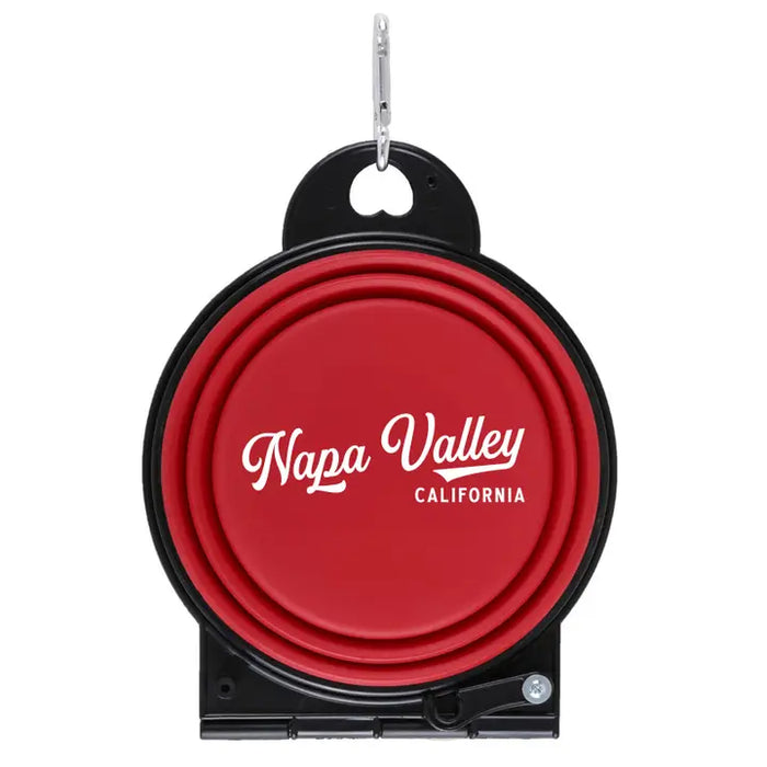 Custom BRAND / LOGO Dual Collapsible Pet Bowl