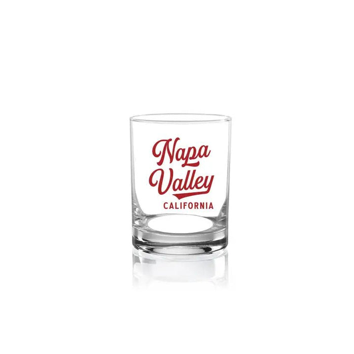 Custom Wholesale 13.5 Oz. Clear Old Fashioned Glass Printed in ATHLETIC COLLECTION Design