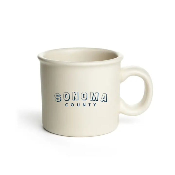 14 Oz. Chunky Ceramic Mug Printed with a Customizable BLOCK SPORT Design