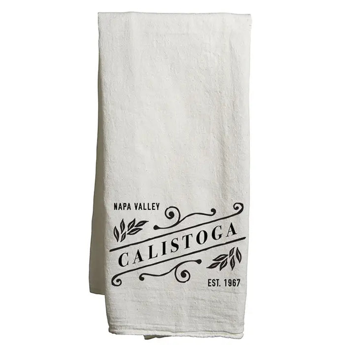 Custom SLANT Flour Sack Tea Towel - Natural