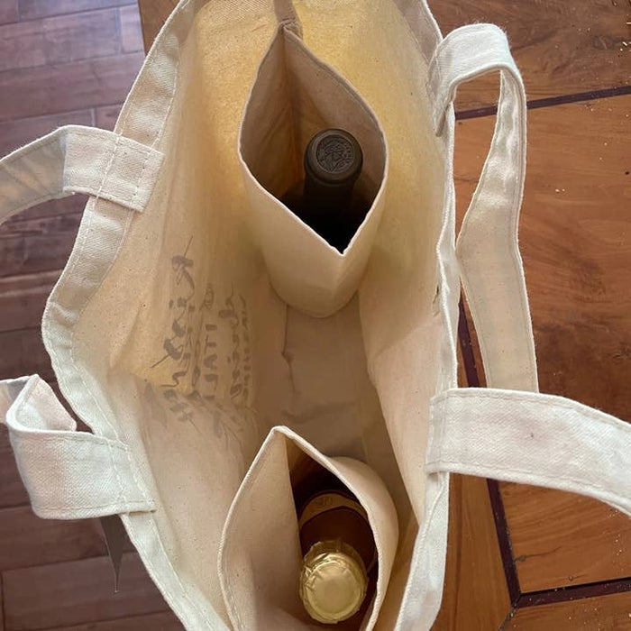 10 Oz. Natural Canvas Market Tote Printed with a Customizable SLANT Design