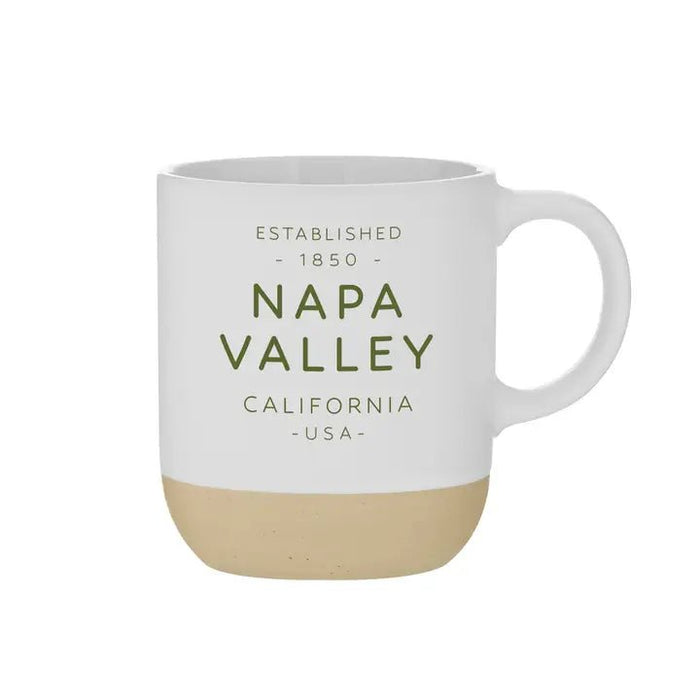 17 Oz.  Terra Ceramic Matte Mug Printed with a Customizable TEXT COLLECTION design