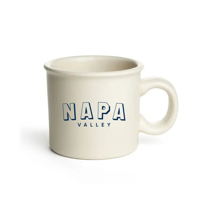 14 Oz. Chunky Ceramic Mug Printed with a Customizable BLOCK SPORT Design