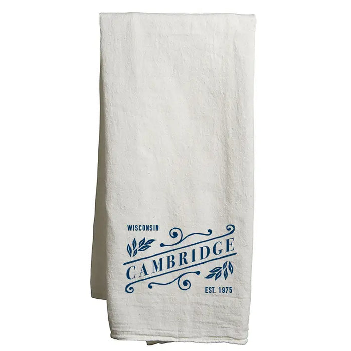 Custom SLANT Flour Sack Tea Towel - Natural