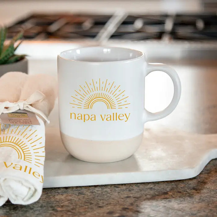 Custom SUNSHINE 17 Oz. Ceramic Matte Terra Mug