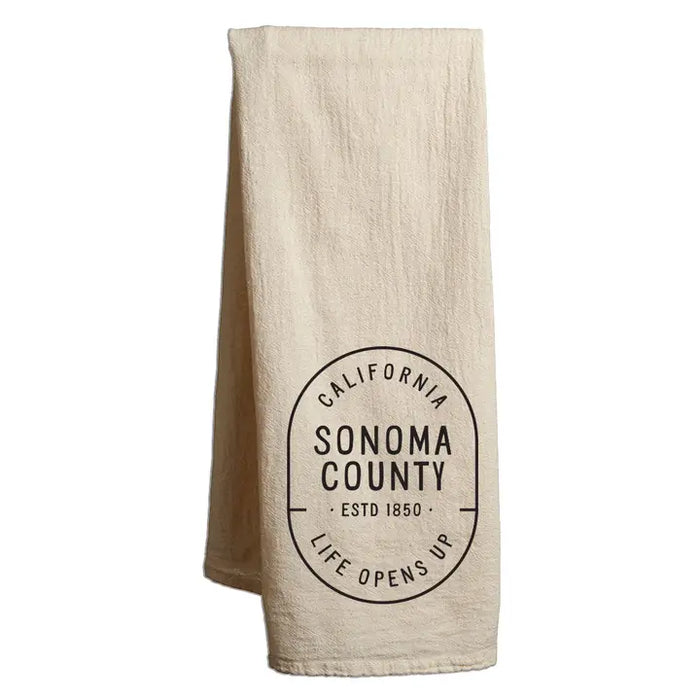 Custom CAPSULE Flour Sack Tea Towel - Natural