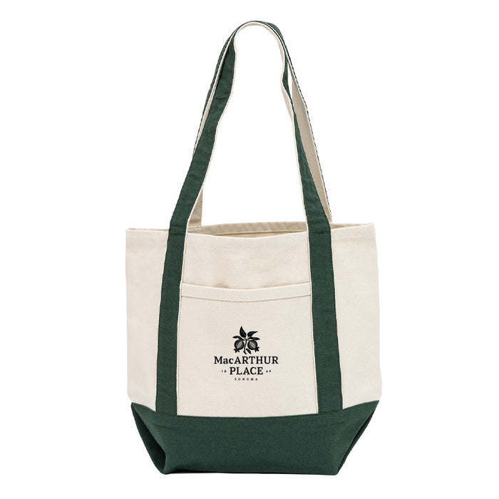 Custom BRAND / LOGO 14 Oz. Recycled Canvas Mini Deck Tote