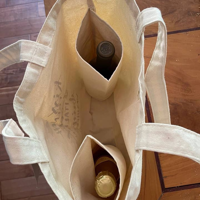 Custom Wholesale 10 Oz. Natural Canvas Market Tote Printed in a  CAPSULE Design