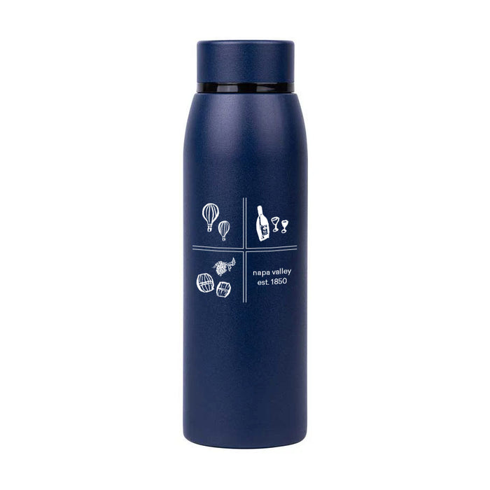 Custom Wholesale 20 oz Insulated Water Pocket Bottle – Powder-Coated Steel