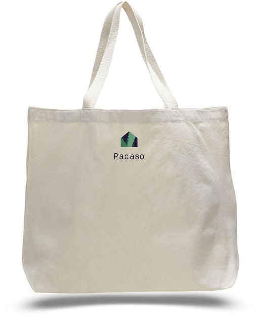 12 Oz. Carry All Canvas Natural Tote Customized with your Brand or Logo - Mercantile 12