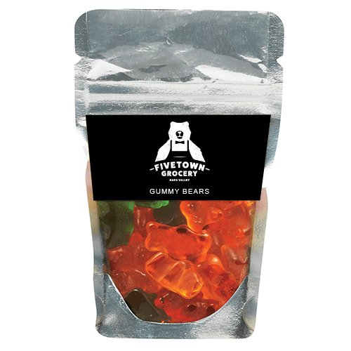 Resealable Window Bag Gummy Bears or Other Candy - Mercantile 12